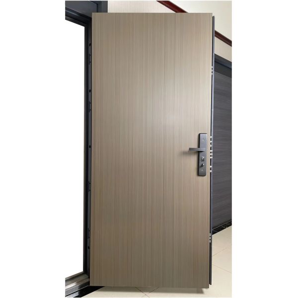 70mm Leaf Home Entrance Door Stainless Steel Screen Armored Pivot Front Entry Doors