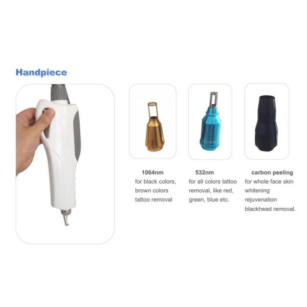 532nm 1064nm Professional Laser Tattoo Removal Machine With Carbon Rejuvenation
