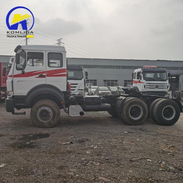 Beiben 6X4 10 Wheeler Used Prime Mover Tractor Head Truck with Zf8098 Steering System