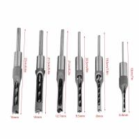 HSS Steel Square Hole Wood Drill Bit Set HRC48-50