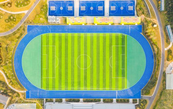 Recycled Synthetic Running Track Surface Material EPDM Rubber Granules