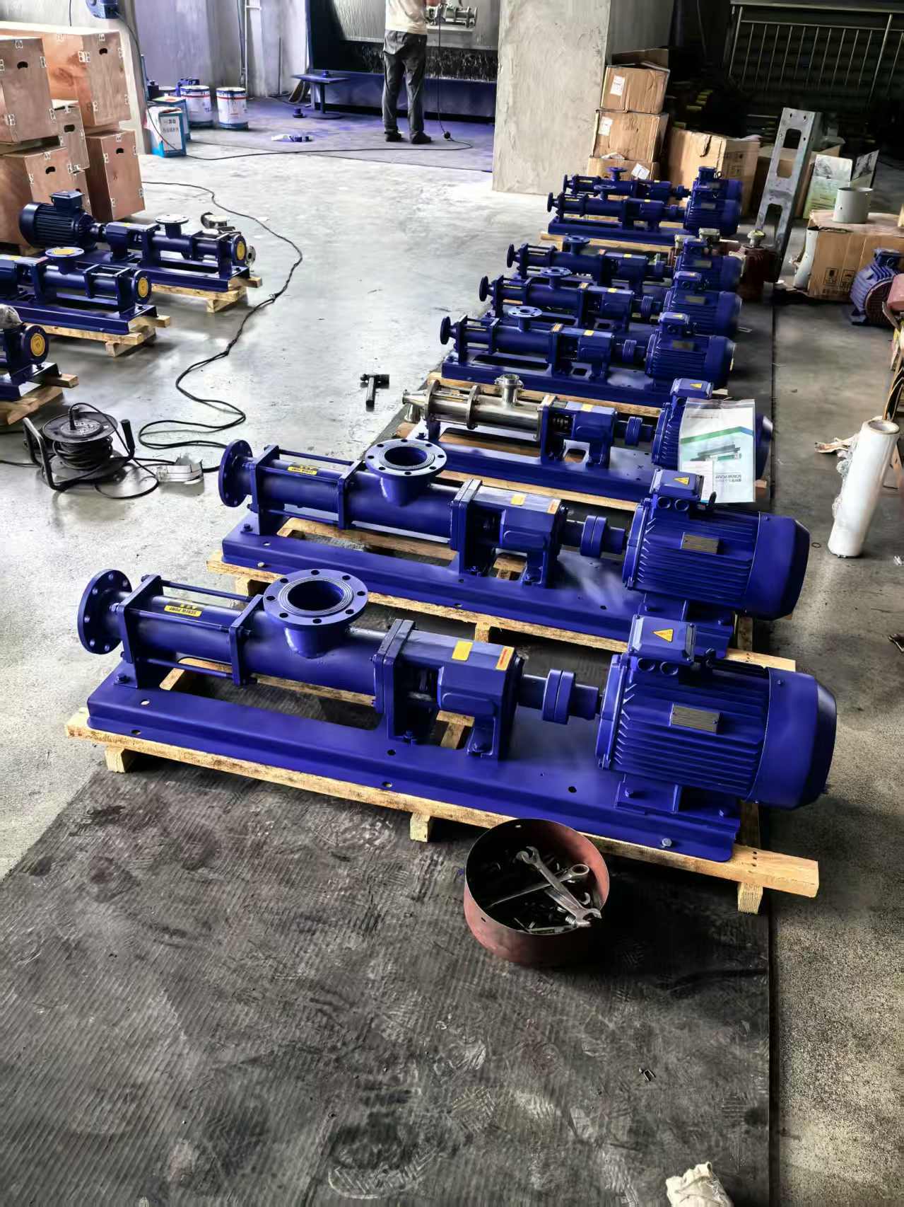 4kW Progressing Cavity Screw Pump for Crude Oil and Viscous Fluid Transfer