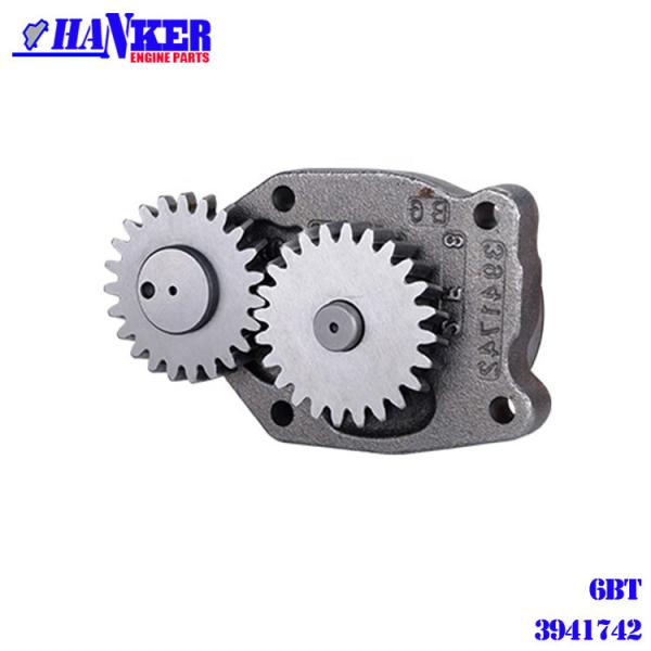 6BT PC200-6 Excavator Engine Oil Pump , Cummins Oil Pump 3941742