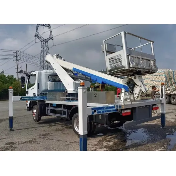 33m 40m Manlift Bucket Ladder Overhead High Altitude Operation Construction Lifting Vehicle Telescopic Boom Aerial Platform Work Working Lift Truck