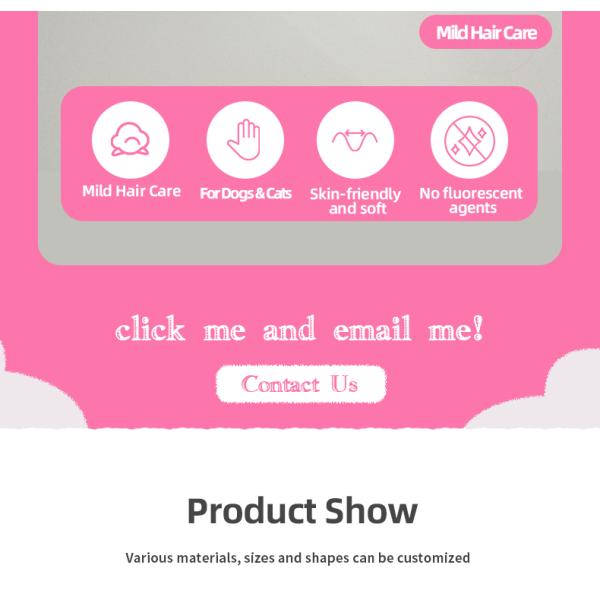 OEM ODM Disposable Dog Cleaning Gloves Nonwoven Gloves Customized