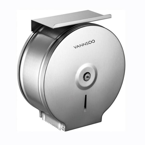 Stainless Toilet Paper Dispenser 9in Bathroom Jumbo Toilet Paper Dispenser Stainless Steel Toilet Roll Holder Storage