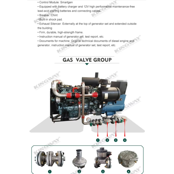 1MW 1000KW Gas Genset Container Type Optional CHP System Silent Natural Gas Generator Set