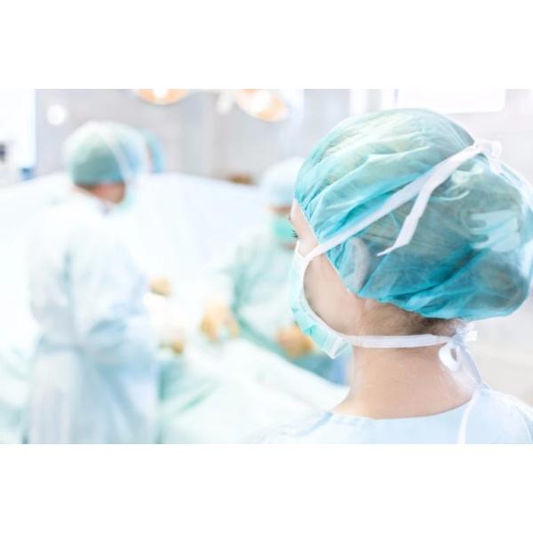 Medical Supplies Disposable Surgical Caps Head Hair Cover Cap With Elastic