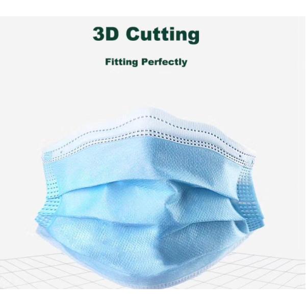 Adult Size 3 Ply Anti Dust Medical Face Mask Security Protection COVID 19