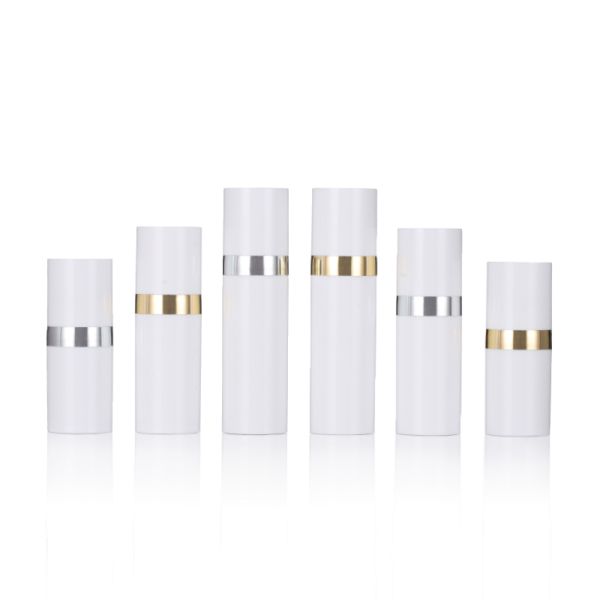 High Quality Sample Small Bottles 15ml Sun Cosmetic Airless Bottle for Men