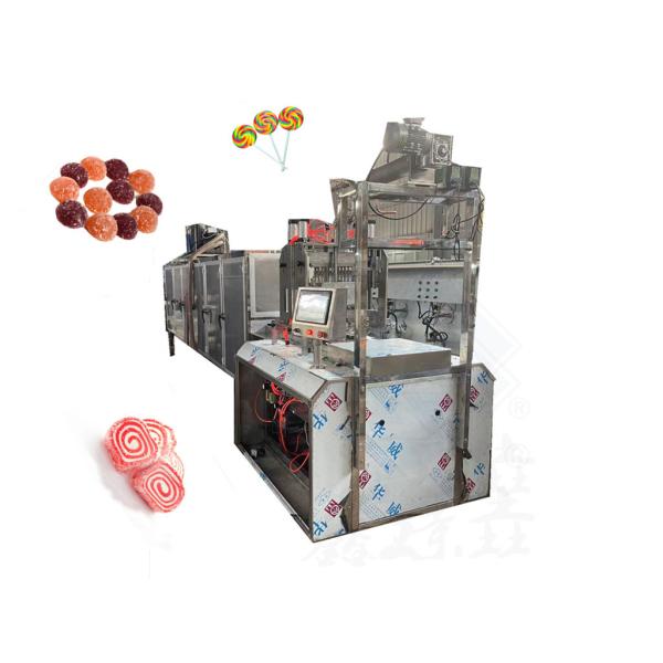 Multifunctional Hard Sugar Candy Machine for Making Rainbow Lollipop and Gummy Candy