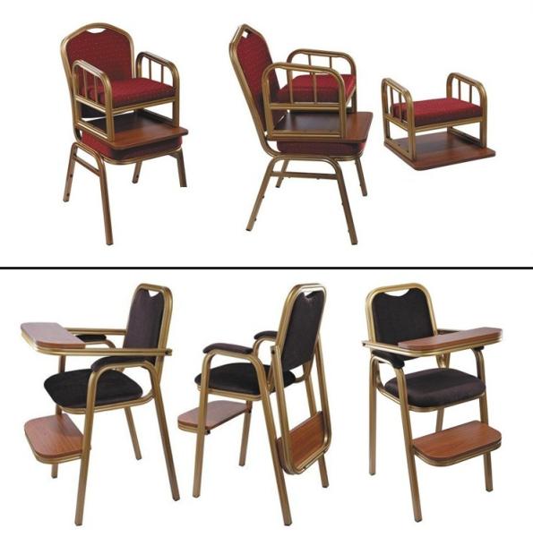 Commercial Banquet Kids Chairs  Iron Or Aluminum Frame Gold Color