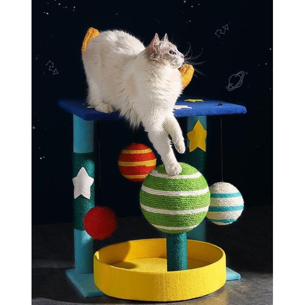 Customized Cat Tree for Your Feline Friend Scratch Board Crawling Frame Pillar and Toy