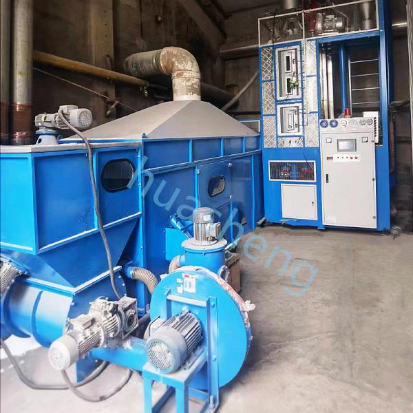 Expanded Polystyrene Foaming Machine EPS Resin Batch Density 10-40kg/M3 Pre Exapnder