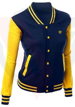 Autumn Women's Varsity Bomber Jacket Quick Dry Type Slim Fit Good Quilted