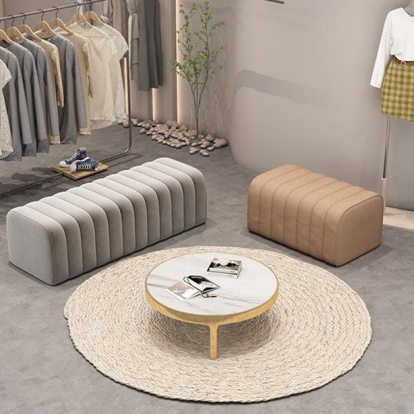 Living Room Shoe Changing Home Door Light Luxury Soft Modern Simple Sofa Side Cloakroom Bed with Minimalist Design Style