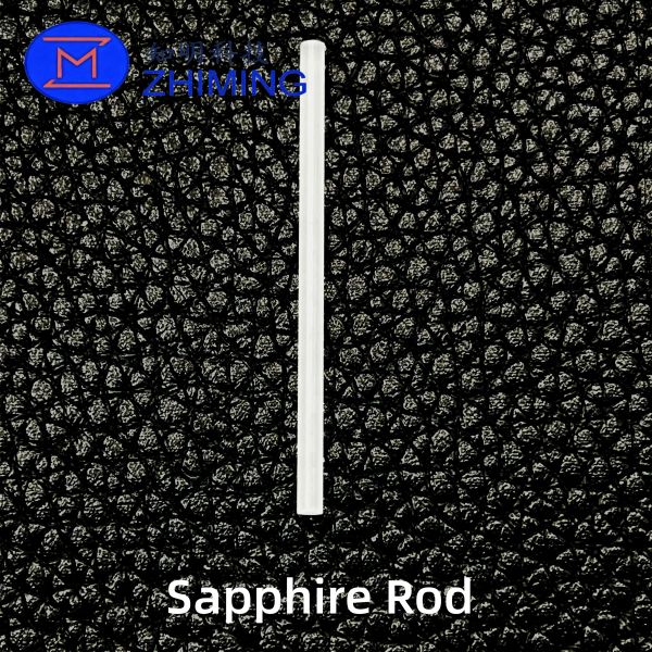 Unpolished Sapphire Rod Single Crystal Al₂O₃ Optical & Industrial Components