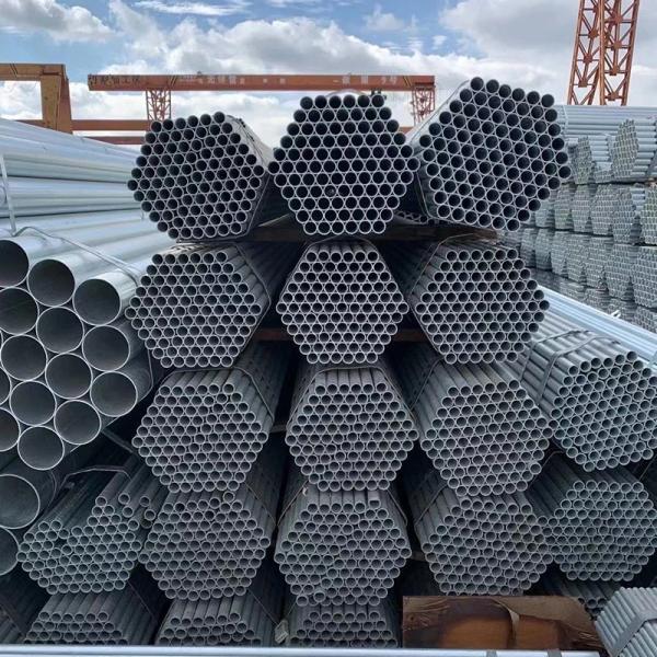 O baixo carbono galvanizou a Senhora soldada de aço Pipe 2,5 polegadas tubo do círculo de 612 milímetros