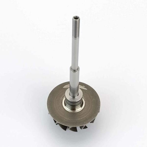 MS-TECH Turbo TD025 Turbine Wheel Shaft  49173-06601 49135-00011 Fit Turbos  Ind 37mm Exd 31.5mm Blades 12
