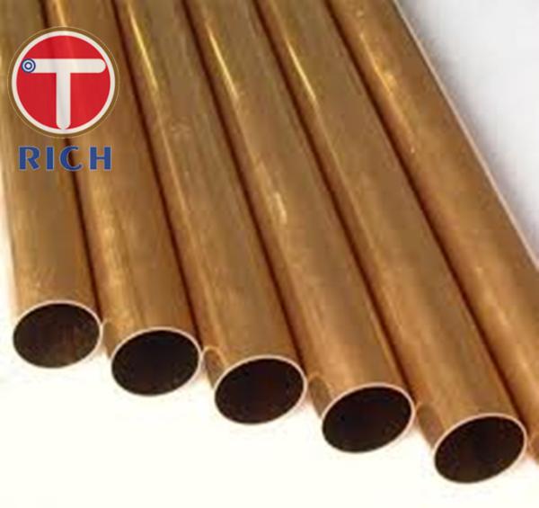 Tubo de aço sem emenda 10 - 80mm do condensador liga de cobre/de cobre OD ASTM B111