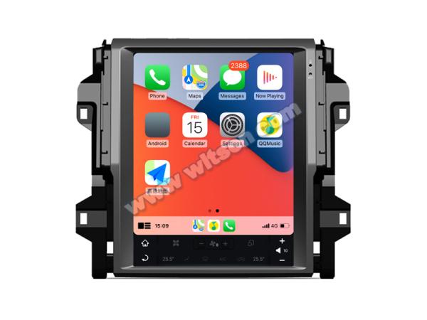 9Écran.7  Tesla Écran Android vertical Pour Pour Toyota Fortuner 2017-2022 Multimédia de voiture Stéréo GPS Lecteur de jeu de voiture