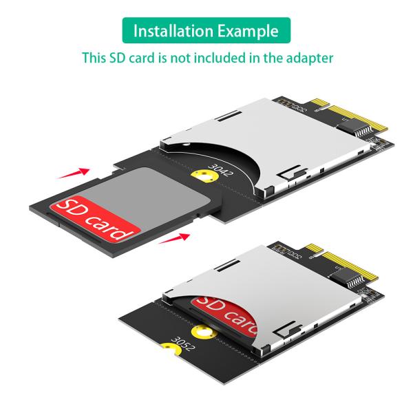 NGFF M.2 Key-B Интерфейс для карты SD-карты (поддержка USB-Bus, не SATA-Bus)