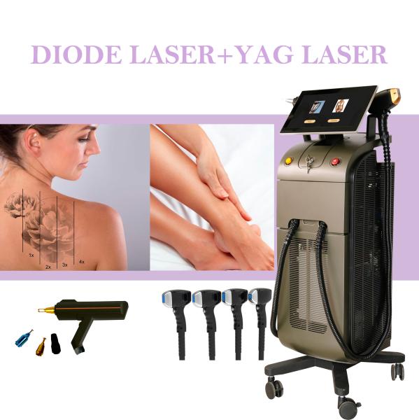1000W 1200W 1600W Triple Wave Diode Laser Hair Removal Equipment Platinum Titanium Laser Hair Removal