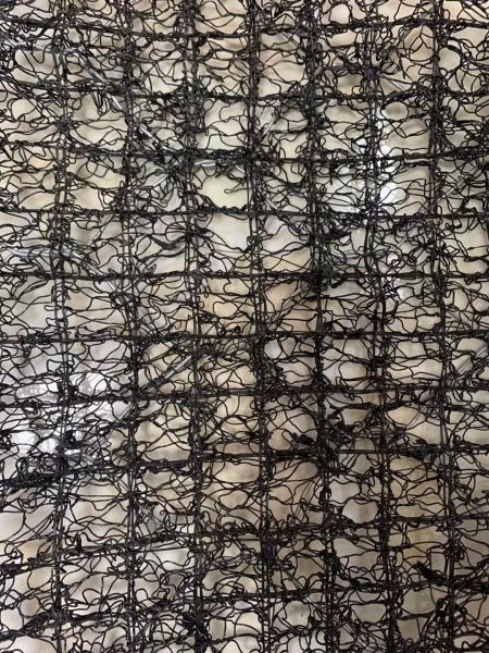Cobertor de controle de erosão de nylon 3D reforçado com geogrelha tecido PET com revestimento de PVC