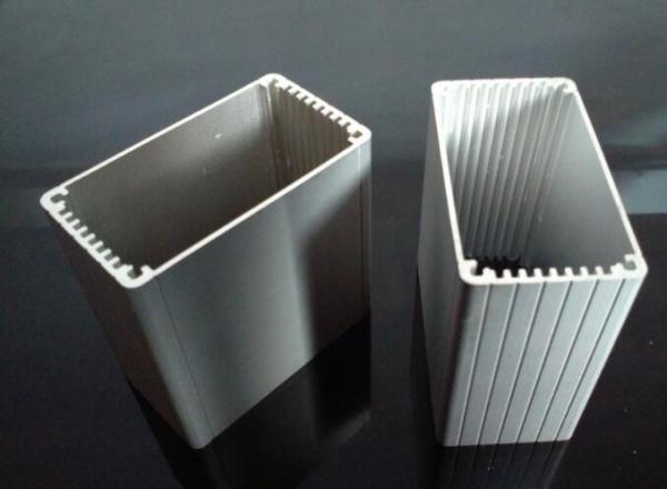 6063 T5 Silver Anodizing Aluminum Extrusion Profiles for End Caps Aluminum Punching Parts