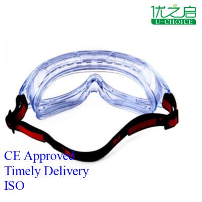 19cm * 7cm * 8cm Eye Protection Goggles , Custom PPE Clear Safety Glasses