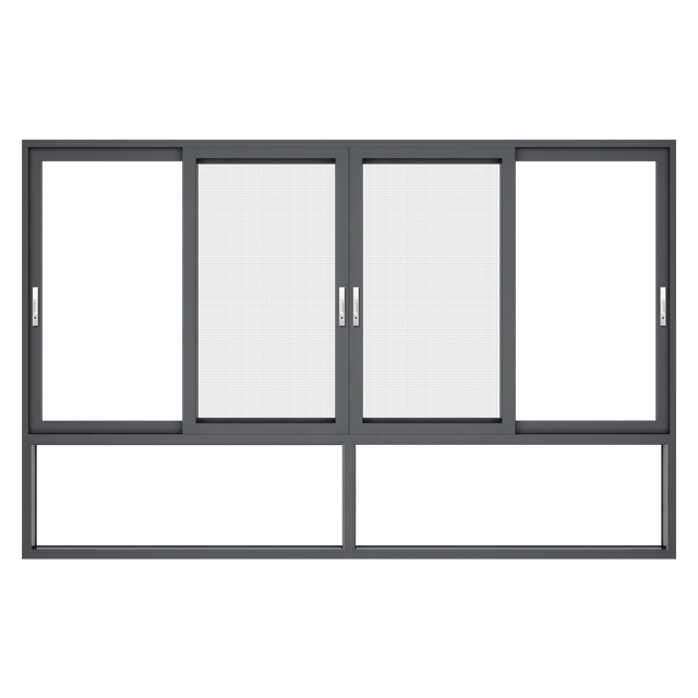 Hurricane Resistant Thermal Insulated Alum Sliding Window Heavy Duty