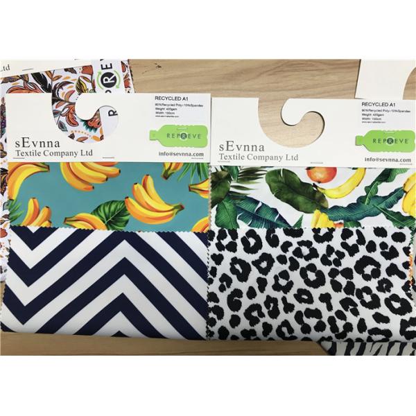 Neon Bright Colors Nylon Swimwear Fabric , Reversible Swimwear Lining Fabric