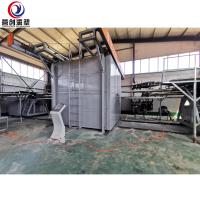 Máquina de formação plástica Oven Structure circular de Rotomolding da canela de 2 braços
