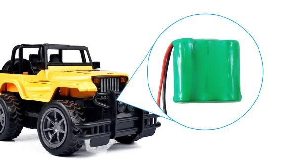 Compact NI-MH 3.6V 300mAh Rechargeable Battery Pack | Ideal for Cordless Phones, LED Lights & Backup Devices