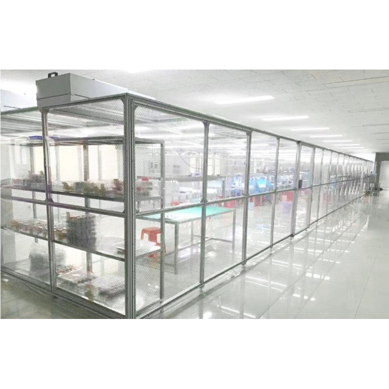 Modular Clean Booth Utilizing HEPA Filters Ensuring Air Filtration and Cleanroom Compliance in Semiconductor Manufacturing