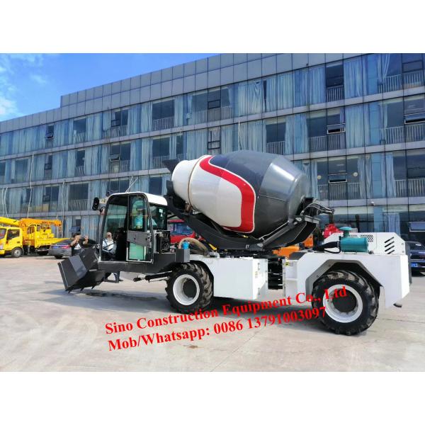 мобильная дизельная собственная личность 4x2 нагружая тележку конкретного смесителя 4m3