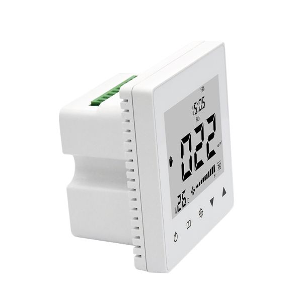 WiFi Smart Fresh Air Controller With PM2.5 CO2 VOC Detector 3 Speed Ventilation Control Panel