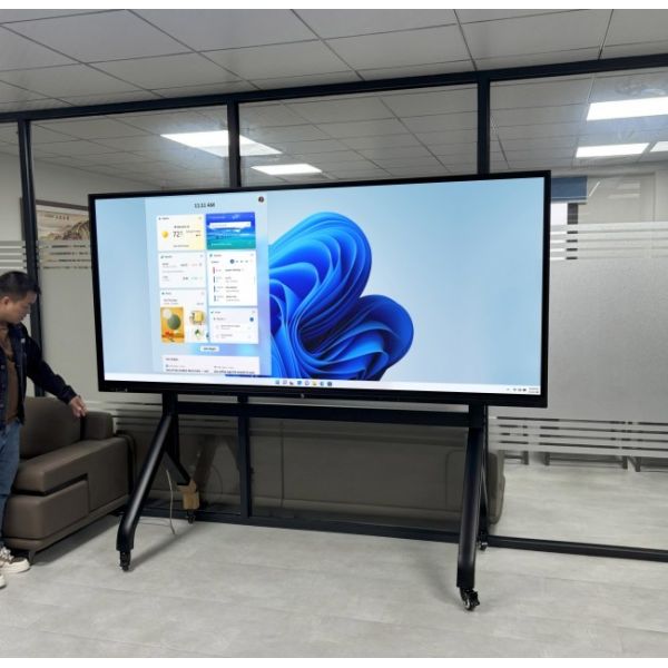 105'' interactive flat panel display, 5K UHD 21:9 Ultra Wide Interactive Whiteboard Display, All-in-One Electronic Digital Whiteboard for Office and Classroom