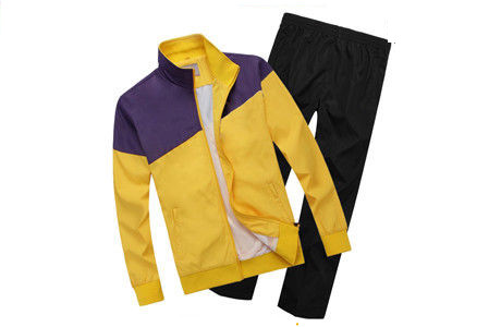 Jersey Fabric Youth Sports Uniforms , Waterproof Long Sleeve School Sports Apparel
