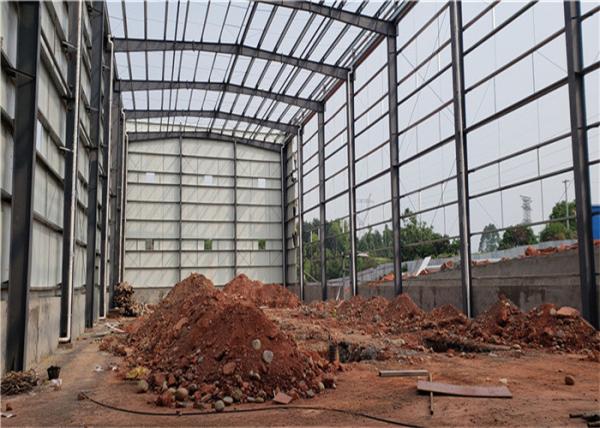 Prefabricated Workshop Steel Structure Economical Large Span High Wind Resistance