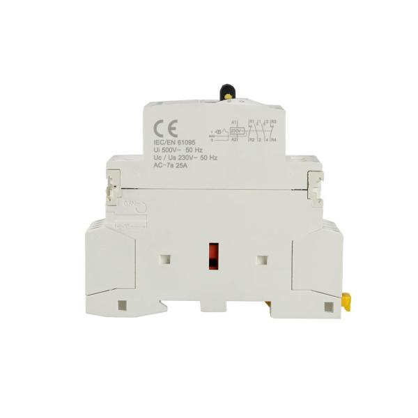 Manual Electrical Supply 25A 2NO NC Household AC Contactors 4 Pole  Contactor