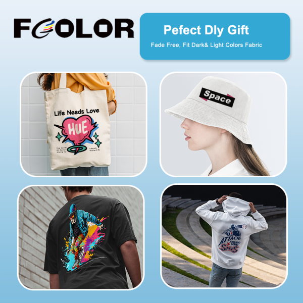 FCOLOR Premium A4 A3 A3+ Size Heat Transfer Manufacturers Dtf Pet Film for DTF Film Printer
