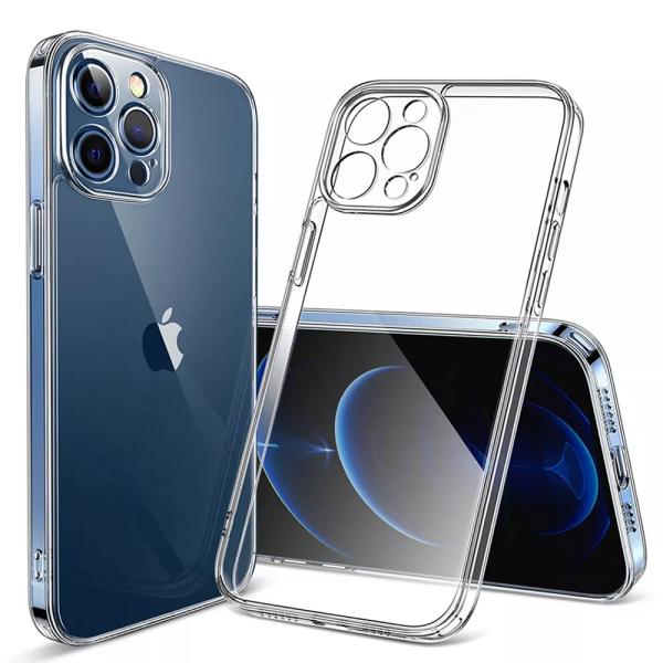 Clear Silicone Mobile Phone Protection Shell for iPhone 13 14 Pro Max Note 10 Plus Transparent PU