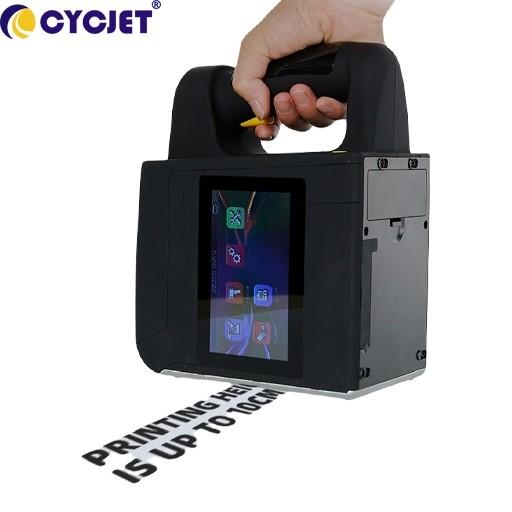 CYCJET 100mmの特性の銘柄の印刷のための手持ち型のインクジェット・プリンタ機械300 Dpi