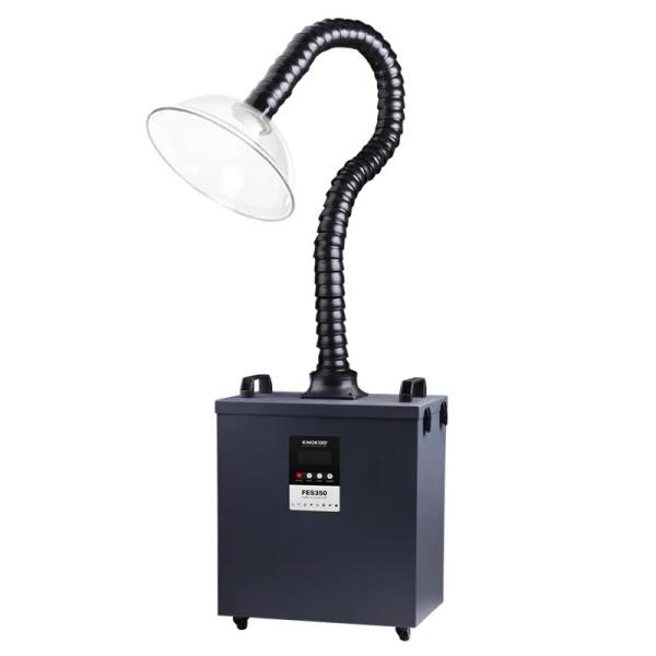 KNOKOO 350W Laser Smoke Purifier Fes350 Fume Extractor For DTF Printer,Beauty Hair Salon，With 310mm Round Cover