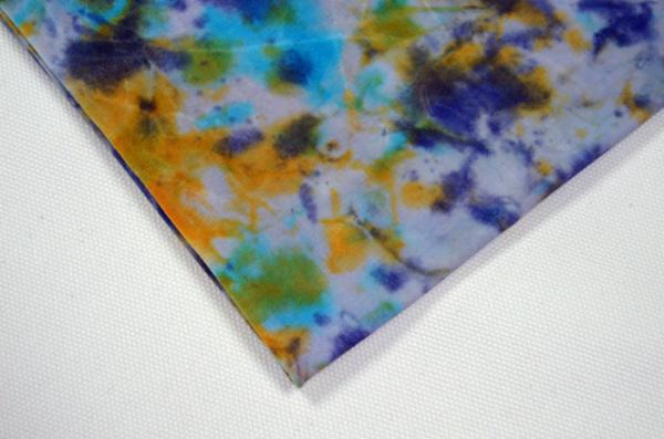 Tie - Dye  Waxed Cotton Canvas / 8OZ Woven Cotton Fabric For Bags