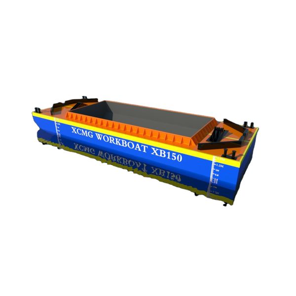Self Propelled Sand Transport Barge with 220 ton Loading Capacity 2300mm Full Draft and 360KW Power