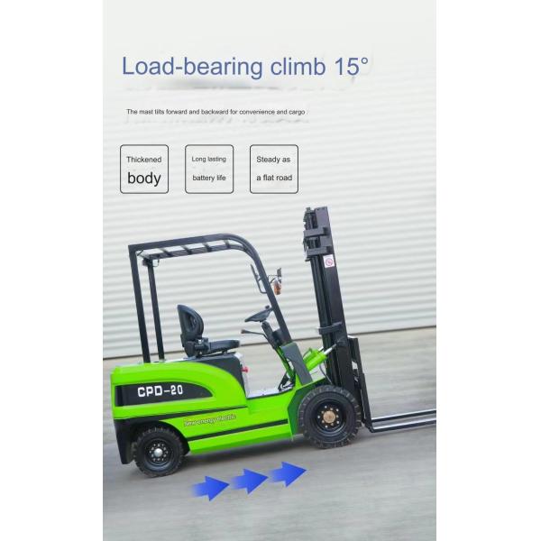 Battery Forklift Truck 2 Ton Smooth Lifting Up To 6m Triplex Mast For Effortless Handling