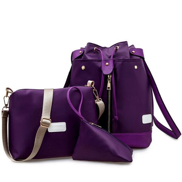 Europe 2016 new wild nylon backpack three-piece picture pack