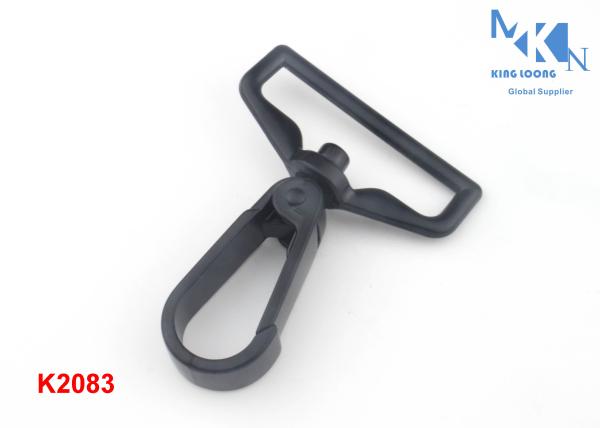 Black Metal Bag Snap Hook Hardware For Strap Belting OEM Or ODM Accepted